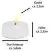 LED-theelicht, groot, met timer - set van 4, warmwit. Productafbeelding-voorbeeld 2