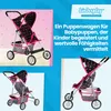 Kinderplay Puppenwagen KP0280R – Leichter Puppenbuggy mit Produktbild-Vorschau 8