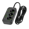 Rallonge multiprise KOBI LINEA PRO Noir 3 compartiments Voir les images du produit 3