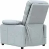 vidaXL Massagesessel Hellgrau Stoff Produktbild-Vorschau 5