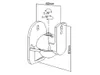 Velleman VDLWB2, Wand, 3,5 kg, Schwarz, Wand, 6 cm, 30 mm Produktbild-Vorschau 2