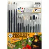 CORVUS Kids at Work Pinselset + Platte (15 Pinsel) Produktbild-Vorschau 1