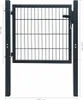 vidaXL 2D Gartentor (Einzeln) Anthrazitgrau 100x80 cm Produktbild-Vorschau 5
