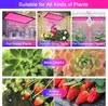 Collage of images showing a grow light used for different plant types and stages. Náhled obrázku produktu