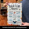 LANOLU Retro Blechschild GARTENREGELN Schild, Blechschilder Produktbild-Vorschau 7