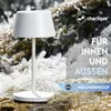 charlique® LED Akku Tischlampe (weiß) - Dinner Light 24 cm Produktbild-Vorschau 5