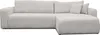 VENASI Ecksofa mit Schlaffunktion Luna XL, Beige Cordstoff Produktbild-Vorschau 3