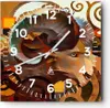 Wanduhr - Quadrat - Glasuhr - Tier Abstraktion - 30x30cm - Produktbild-Vorschau 1