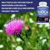 TUDCA + Mariadistel 1000 mg (120 capsules) Productafbeelding-voorbeeld 6