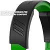 Close-up of a black and green gaming headset headband. Anteprima dell’immagine prodotto