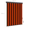 vidaXL Store extérieur 140x250 cm Orange et brun Voir les images du produit 10