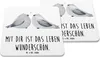 Mr. & Mrs. Panda Untersetzer für Gläser Turteltauben Liebe Produktbild-Vorschau 3