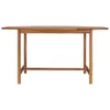vidaXL Table de jardin 150x150x75 cm teck massif Voir les images du produit 2