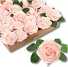 Set de bouquets de roses avec 25 roses artificielles Voir les images du produit 6