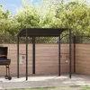 vidaXL Pavillon BBQ 215x150x220 cm Anthracite Acier Voir les images du produit 2