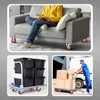 Transportné kolieska 75 mm s brzdou, 4 ks, otočné 360°, Náhľad obrázku produktu 3
