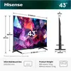 Hisense 43 '' E7S Pro | Hi-QLED Smart TV 4K 144 Hz, 109,2 Produktbild-Vorschau 7