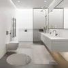 Moderne Badematte Badezimmer Teppich Shaggy Weich In Produktbild-Vorschau 1