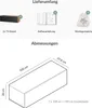 WEST TV Schrank 200 cm Fernsehtisch Sideboard, hängend oder Produktbild-Vorschau 5