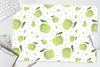 MuchoWow® Schreibtischunterlage Äpfel - Grün - Muster 60x40 Produktbild-Vorschau 5