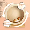 Laufrad für Hamster aus Holz, Laufrad für Hamsterspielzeug, Produktbild-Vorschau 5