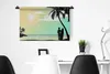 MuchoWow® Wandteppich Wandbehang Meer - Surfen - Sonne - Produktbild-Vorschau 4