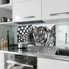Küchenrückwand Spritzschutz Glas mit Motiv Tigerpunkte 40 x Produktbild-Vorschau 2