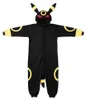 Onesie Kigurumi Pyžamo Pokemon Umbreon Prevlekový kostým Náhľad obrázku produktu 6