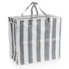 com-four® 3-voudige boodschappentas Jumbo - gestreepte Productafbeelding-voorbeeld 2
