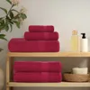 vidaXL Gästetücher FROGN 10 Stk. Bordeaux 30x50 cm 360 g/m² Produktbild-Vorschau 2