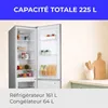 CONTINENTAL EDISON CEFC225NFS 225L Kühl-Gefrierkombination Produktbild-Vorschau 2