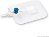 A close-up, studio shot of a sterile medical dressing with an integrated cannula fixation device. Anteprima dell’immagine prodotto