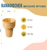 BAZKO Kanadischer Waffelbecher Mittelgroß | halbsüße Produktbild-Vorschau 3