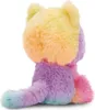 A side view of a rainbow-colored plush cat toy. Anteprima dell’immagine prodotto