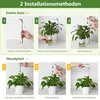 The image shows two different installation methods for a plant lamp, with step-by-step instructions. Náhľad obrázku produktu