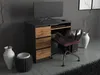 Biurko Szkolne Komputerowe Loft 3 Szuflady 90Cm Dla Dziecka Podgląd zdjęcia produktu 3