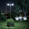 Outsunny Solarleuchte Gartenlicht 3-köpfige Lampe mit Produktbild-Vorschau 3