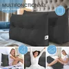 ELONEO Coussin dorsal 200 cm de large, coussin en forme de Voir les images du produit 4
