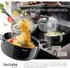 Batterie de cuisine Varese, en aluminium avec couvercles en Voir les images du produit 7