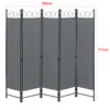 Raumteiler Saragossa 5-teilig 200x171 cm Paravent Trennwand Produktbild-Vorschau 2
