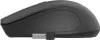 A side view of a black wireless optical mouse with a USB dongle attached. Náhľad obrázku produktu