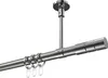 Interdeco Gardinenstange / Vorhangstange Edelstahl-Optik / Produktbild-Vorschau 1