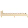 vidaXL Bettgestell mit Kopfteil Creme 100x200 cm Stoff -  Produktbild-Vorschau 8