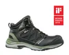 A black and green work boot is shown against a white background, with an award logo in the upper right corner. Anteprima dell’immagine prodotto