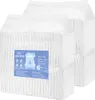 Two stacks of white pet diapers are shown, with a label on the front of the left stack. Anteprima dell’immagine prodotto