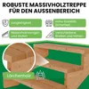 Terrassentreppe aus Lärche Treppe Stufen Wangentreppe Produktbild-Vorschau 2