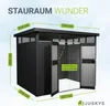 Juskys Metall Gerätehaus Luzern 7,8 m² - wetterfest & Produktbild-Vorschau 4