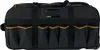 A black and orange tool bag with wheels. Produktbild-Vorschau