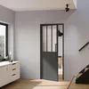 inova Loft-Glastür 930 x 2040 mm, DIN Links, Klarglas, Produktbild-Vorschau 1