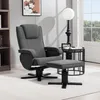HOMCOM Relaxsessel mit Hocker, drehbarer Fernsehsessel mit Produktbild-Vorschau 10